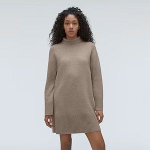 Everlane The Cozy Stretch Turtleneck Dress Women New X Large Wool Blend Winter